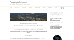 Desktop Screenshot of campingvalledeanso.net