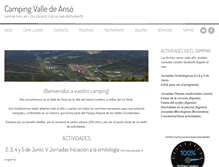 Tablet Screenshot of campingvalledeanso.net